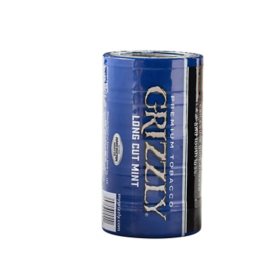 Grizzly Long Cut Mint Tobacco  1.2 oz., 5 pk.