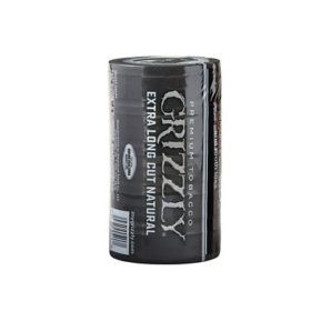 Grizzly Extra Long Cut Premium Natural Tobacco 1.2 oz., 5 pk.