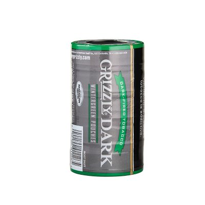 XX-Grizzly Dark Wintergreen Moist Tobacco Pouch (5 ct.) - Sam's Club