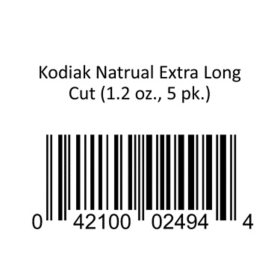 Kodiak Natrual Extra Long Cut (1.2 oz., 5 pk.)