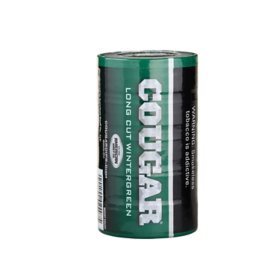 Cougar Long Cut Wintergreen 1.2 oz., 5 pk.