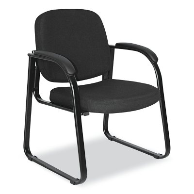 Alera Reception Lounge Series Sled Base Guest Chair, Black - Sam's Club