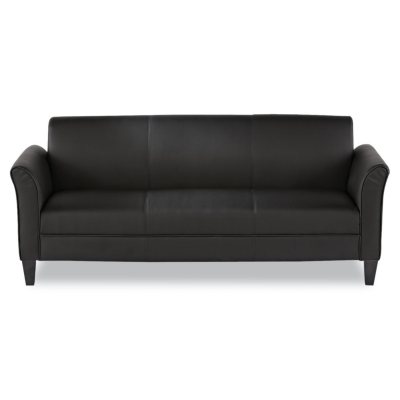 UPC 042167385859 product image for Alera 3-Cushion Reception Lounge Sofa, Black | upcitemdb.com