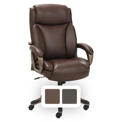 Alera Veon Series Executive High Back Bonded Leather Chair