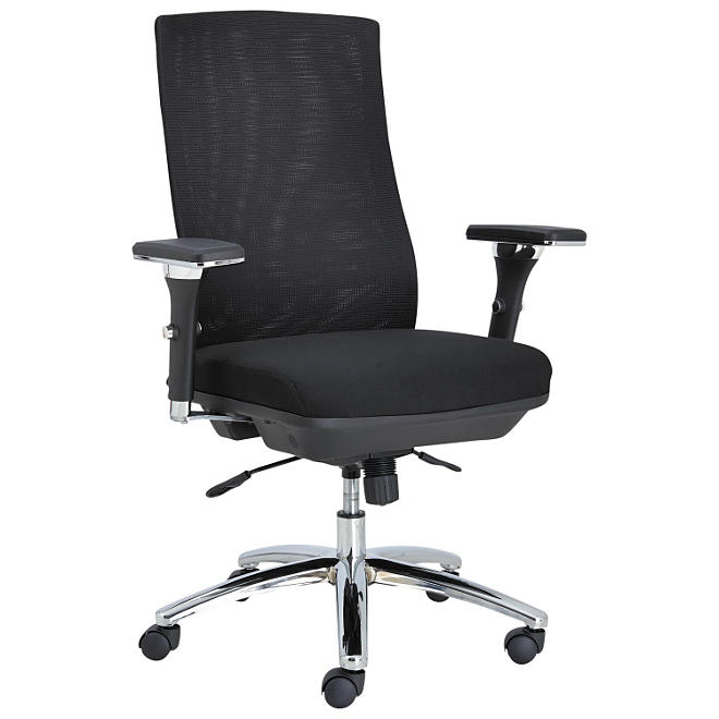Alera EY Series Mesh Multi-function Chair, Black