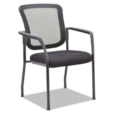 UPC 042167392710 product image for Alera Mesh Guest Stacking Chair, Black | upcitemdb.com