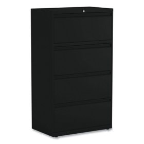 Alera Four-Drawer Lateral File Cabinet, 30w x 18d x 52.5h, Assorted Colors