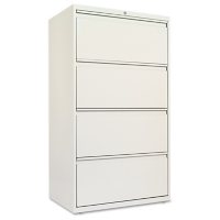 Alera Four-Drawer Lateral File Cabinet, 30w x 18d x 52.5h, Assorted Colors