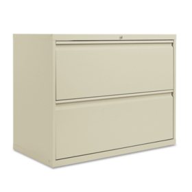 Alera Two-Drawer Lateral File Cabinet, 36w x 18d x 28h, Assorted Colors
