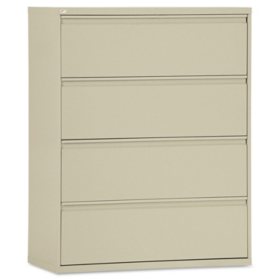 Alera Four-Drawer Lateral File Cabinet, Assorted Colors