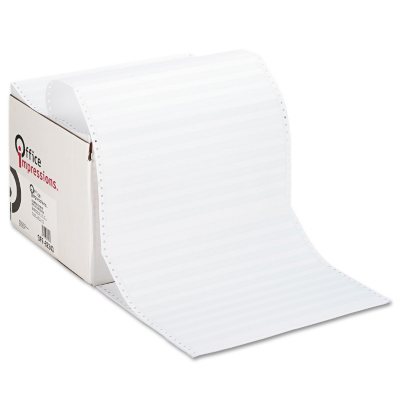 Perforated Computer Paper - Universal UNV15807 - White - 9-1/2 x