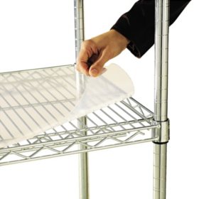 Alera 48" x 18" Shelf Liners for Wire Shelving Units - Clear (4-pack)
