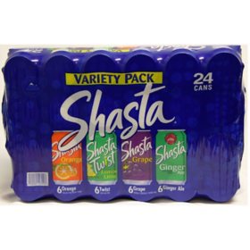Shasta Variety Pack 12 oz., 24 pk.
