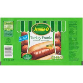 Jennie-O Turkey Franks with Natural Smoke Flavor (40 ct.)
