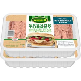 Jennie-O Antibiotic Free Ground Turkey, 93% Lean (4 lbs.)