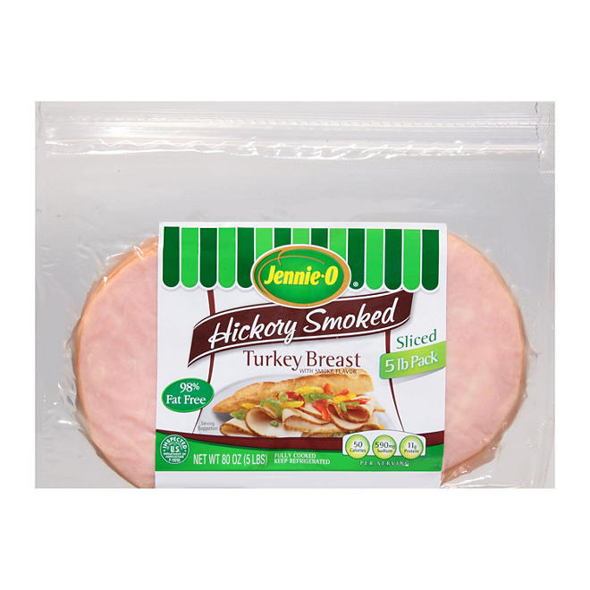Sliced Hickory Smoked Turkey Breast (5 lbs.)