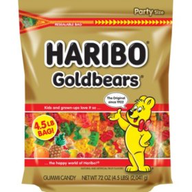 Haribo Gold-Bears Gummi Candy, 4.5 lbs.
