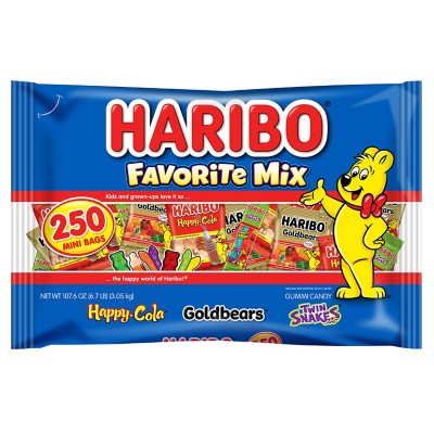 Haribo Favorite Mix Gummy Candy (250 Ct.) - Sam's Club