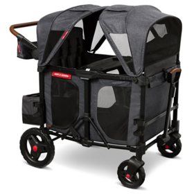 Radio Flyer Voya XT Quad Stroller Wagon with Accessories