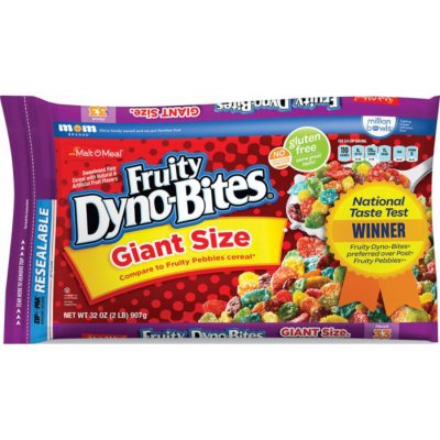 Malt-O-Meal Fruity Dyno-Bites Cereal (32 oz. bag) - Sam's Club