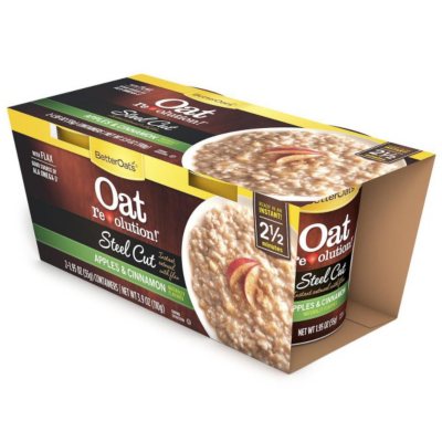 Better Oats Steal Cut Instant Oatmeal - Apples & Cinnamon Reviews