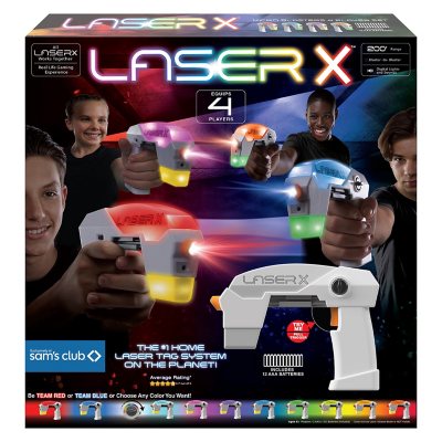 Laser X Micro Blasters, 4-Pack - Sam's Club