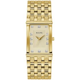 Bulova Modern Diamond Markers Bracelet Watch, 26mm