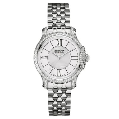 Bulova Women s Accu Swiss Silver Steel Bracelet Watch Sam s Club