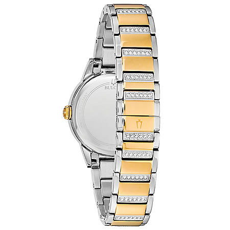 Bulova Women's Two-Tone Crystal Watch