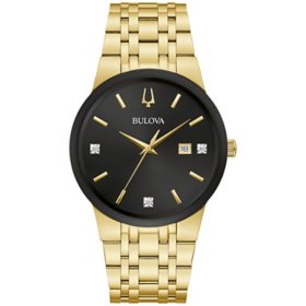 Bulova Modern Diamond Markers Quartz Bracelet Watch, 40mm