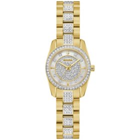 Bulova Ladies Dress Classic Crystal Watch-98L307		