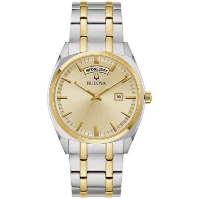 Bulova Surveyor Two Tone 39mm Watch 98C147 Sam s Club