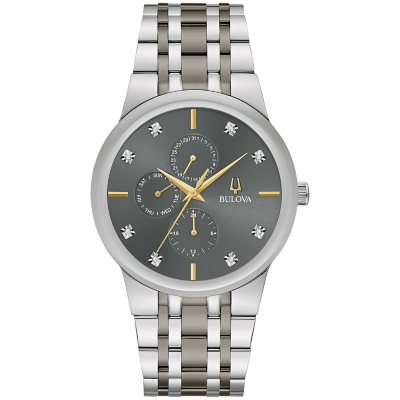 Bulova Modern Diamond Two-Tone Bracelet Watch, 40mm