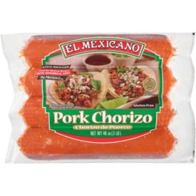 El Mexicano Pork Chorizo Sausage 3 lbs.