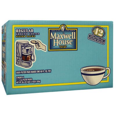 Maxwell House® Regular Filter Packs - 42/1.2oz - Sam's Club