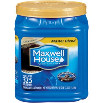 Maxwell House Ground Coffee, Master Blend ( oz.) - Sam's Club