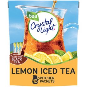 Crystal Light Lemon Iced Tea Naturally Flavored Powdered Drink Mix 16 ct.