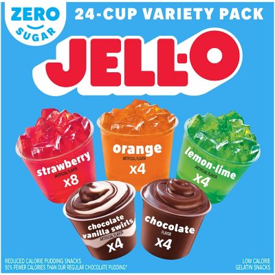 Gelatin and Pudding Cups Variety Pack (79 oz., 24 ct.) Sam's Club