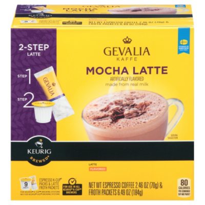  Gevalia Caramel Macchiato Espresso K-Cup Coffee Pods & Froth  Packets (36 Pods and Froth Packets, 4 Packs of 9) : Grocery & Gourmet Food