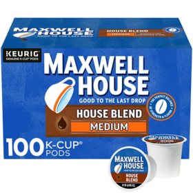 Maxwell House Medium Roast K-Cup Coffee Pods, House Blend (100 ct.)