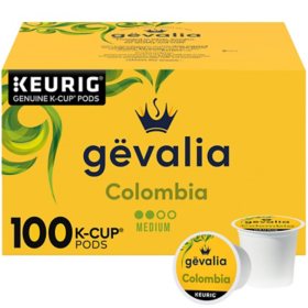 Gevalia Medium Roast K-Cup Coffee Pods, Colombia Blend 100 ct.