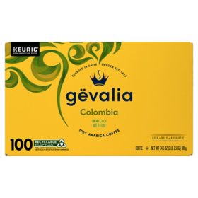 Gevalia Medium Roast K-Cup Coffee Pods, Colombia Blend 100 ct.