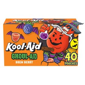 Kool-Aid Jammers Ghoul-Aid Scary Berry Juice Drink, 40 ct.