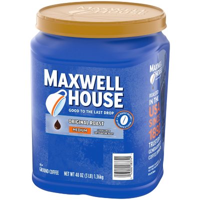Maxwell House Original Roast Ground Coffee (48 oz.) - Sam's Club