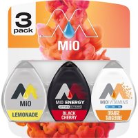 MiO Lemonade, Orange Tangerine & Black Cherry Naturally Flavored Liquid Water Enhancer Variety Pack (1.62 fl. oz. bottles, 3 pk.)