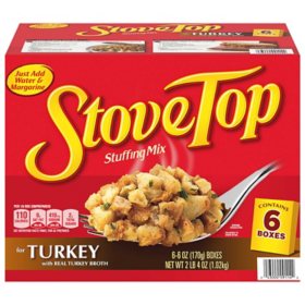 Kraft Stove Top Turkey Stuffing Mix, 6 oz., 6 pk.