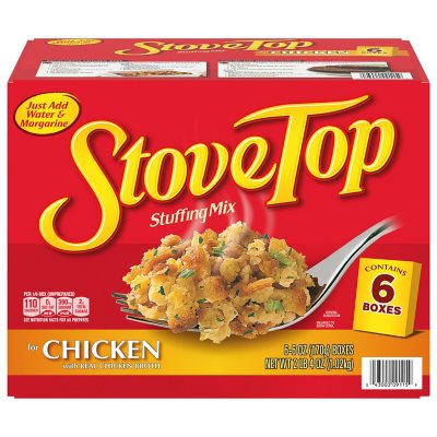 Kraft Stove Top Turkey Stuffing Mix, 6 Ounce (Pack of 6)