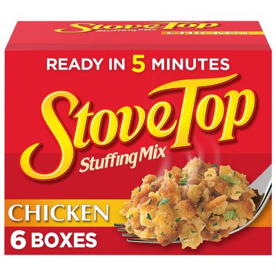 Stove Top Turkey Stuffing Mix Side Dish, 6 oz Box 