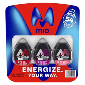 MiO Energy Liquid Water Enhancer Variety Pack (1.62 fl. oz., 3 pk.)