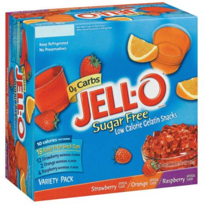 Jell-O® Sugar Free Variety Pack - 18 count - Sam's Club